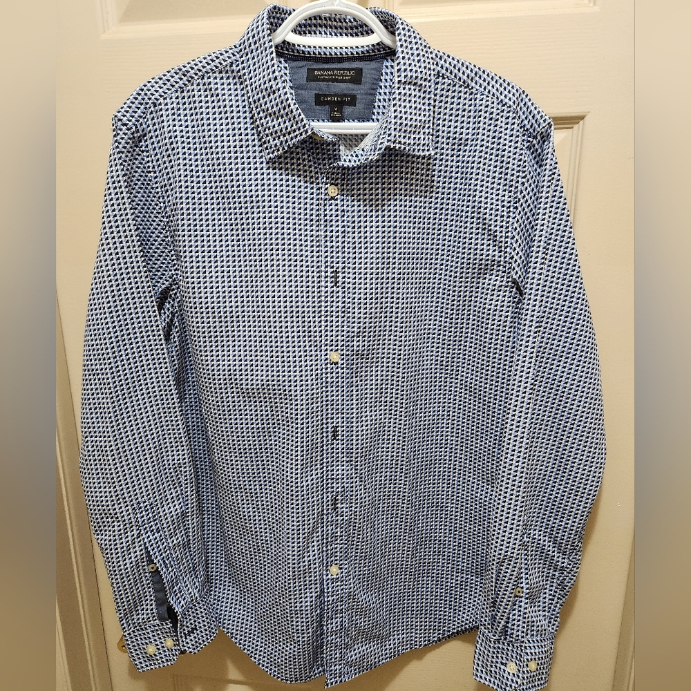 Banana Republic men's long sleeve shirt, Camden Fit